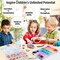 7400 Pieces Bracelet Making Kit, Clay Beads Flat Round Clay Beads for Jewelry Making Crafts Gift for Girls Ages 3-12(2 Box)